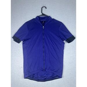 Specialized Cycling Jersey Mens Medium Purple‎ Full Zip Short Sleeve Road Bike